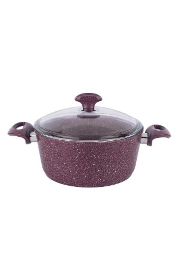 Granıtte Mor Derin Tencere 24Cm - 1