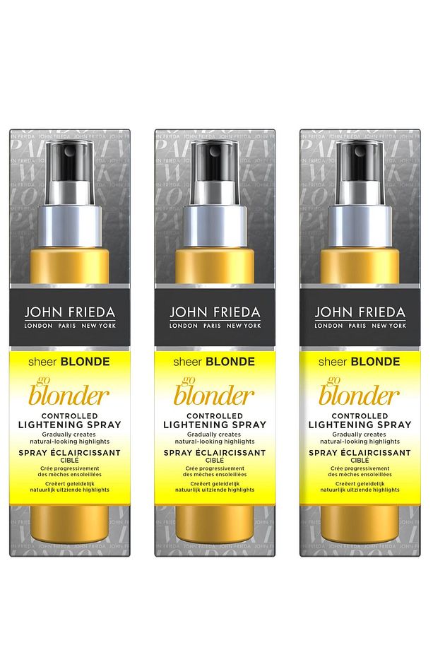 Sarı Saçlar İçin Renk Açıcı Sprey - Go Blonder Controlled Lightening Spray 100ml x 3  5037156159233. - 1