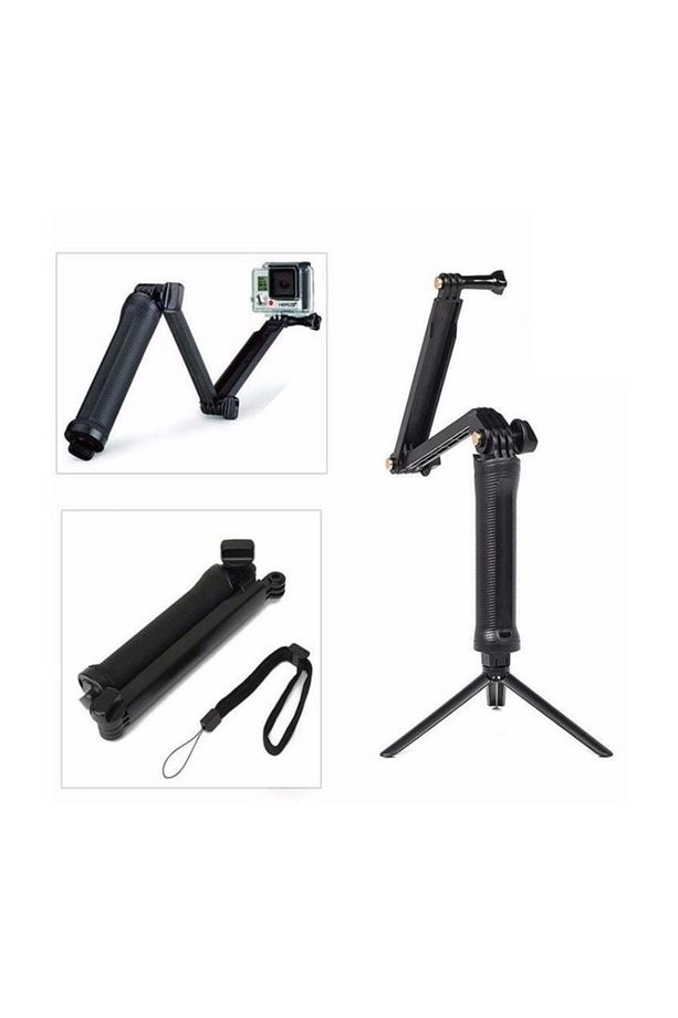 EKEN H9 H9R H8R V8s 3 Yollu Monopod 5GPRAFAEM001 3 Way Selfie - 1