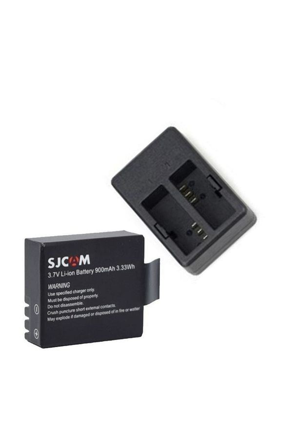 Orjinal SJCAM SJ5000 Yedek Batarya ve Çiftli USB Şarj Cihazı Seti - 6