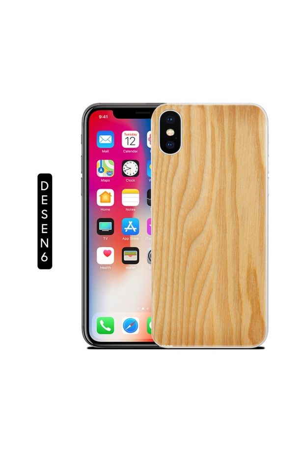 Ally İphone X Xs Mermer Desenli Soft Silikon Kılıf DESENLİ 6 - 1