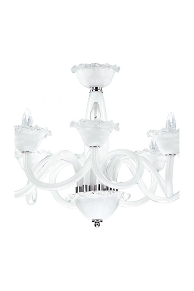 Bahar Opal 8 Kollu Salon Avize - 2