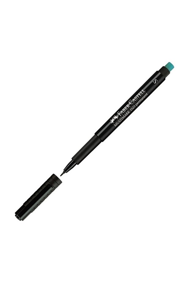 قلم أسيتات فابر كاستل Permanent S Series أسود 1523 99 (عبوة من 10 قطع)