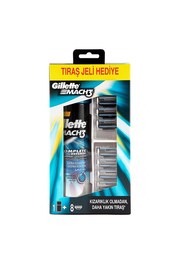 Mach3 8'li Yedek Tıraş Bıçak + Mach3 Ekstra Konfor Jel 200 ml - 2