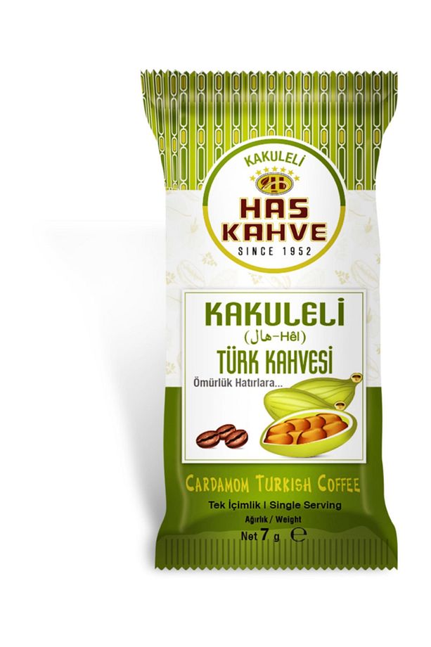Has Tek Içimlik Kakuleli Türk Kahvesi 12'li * 7 gr - 1