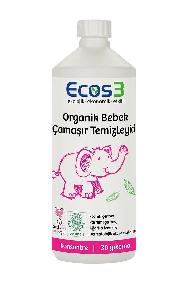 Organik Bebek Temizlik Seti ( 3 Ürün)(çamaşır Temizleyici Ve Yumuşatıcı + Biberon Temizleyici) - 2