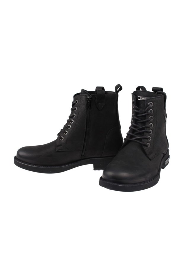 Men's Boots 15200m Black Crazy Leather