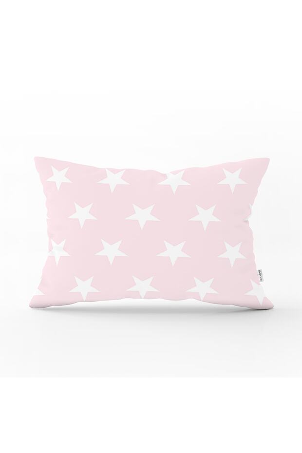 Star Patterned Digital Printed Decorative Rectangular Pillow Throw Pillow Cover - 1