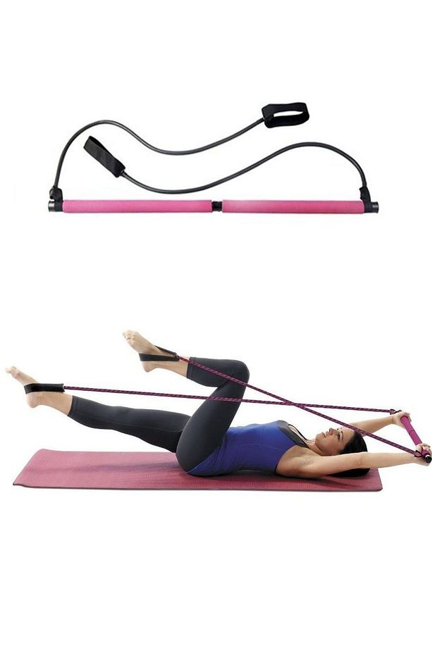 Full Pilates Seti Topu Tam Set Pilates Çemberi Pilates Minderi Mat Studio Revoflex Dambıl - 4