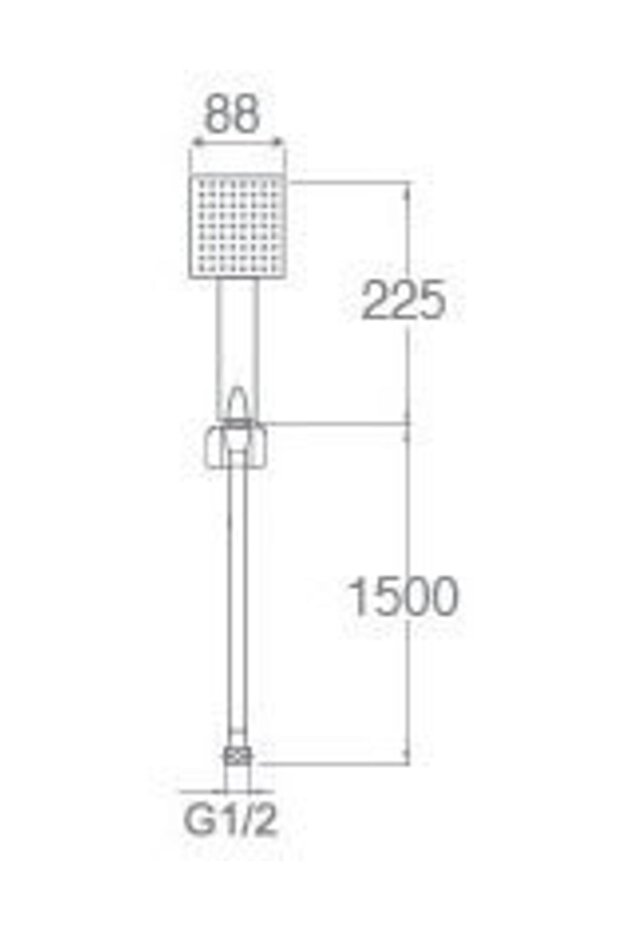 Kare Mafsallı Duş Takımı MMS006 - 2
