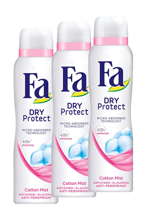 Dry Protect Kadın Deodorant 150 Ml X3 - 1