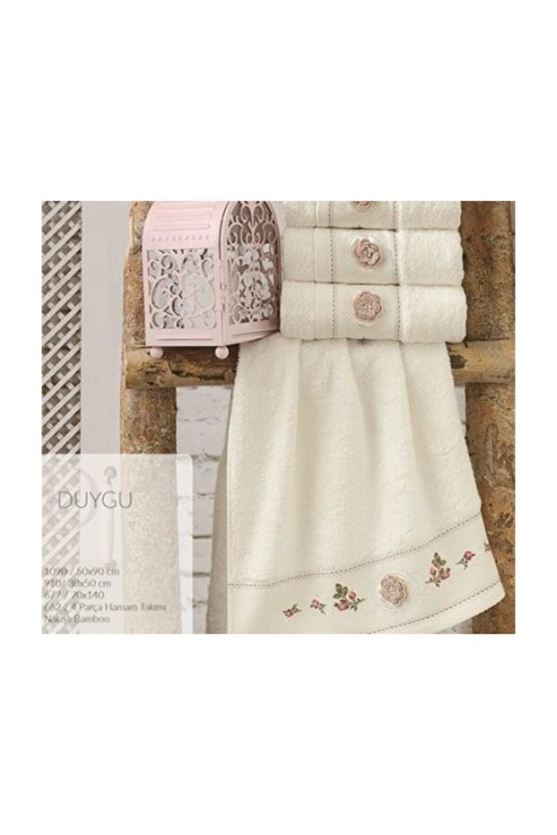 Soft Bambu Havlu - 3 Adet - 1