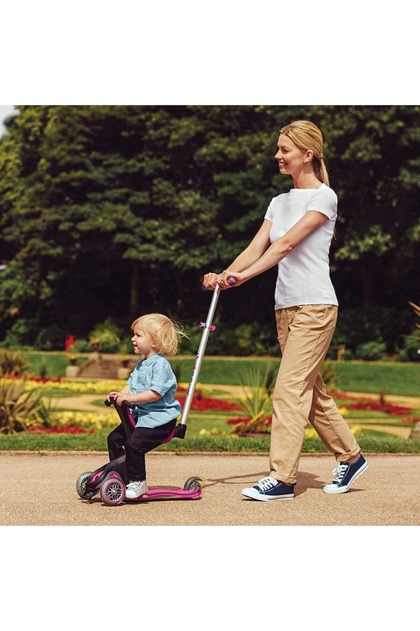 Evo Go Up Comfort Pembe Kız Çocuk Scooter - 5
