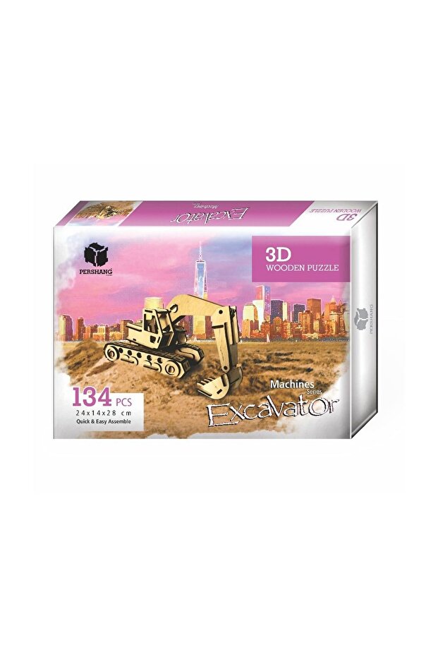 Meknk.Ekskavatör Puz.(24X14X28 A4) 134 Prç. - 1
