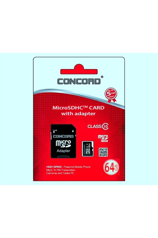 بطاقة ذاكرة إس دي بسعة 64 جيجابايت - 1