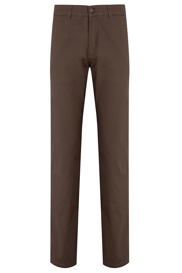 Vizon Regular Fit Desenli Pamuklu Yandan Cep Kanvas Pantolon - 1