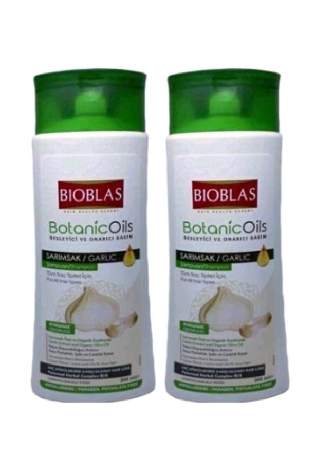 Botanıc Oils Besleyici Ve Onarıcı Şampuan Sarımsak Özü Ve Organik Zeytinyağı 2 Adet - 1