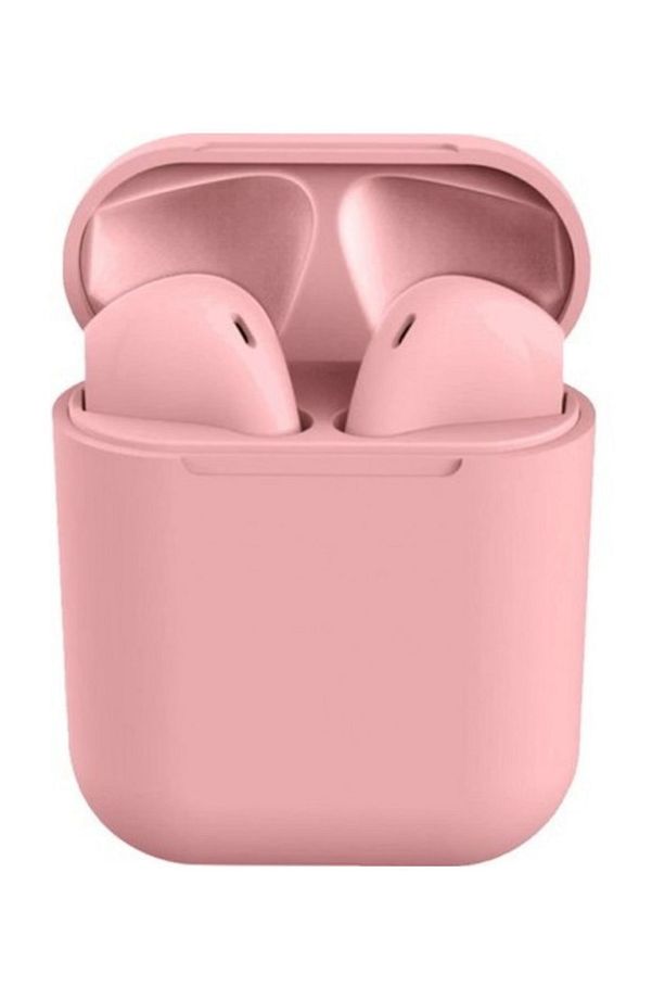 Inpods 12 Bluetooth Kablosuz Kulaklık V5.0 Stereo Dokunmatik (android – Ios) Pembe - 1