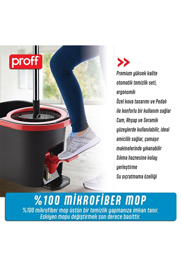 Starex Pedallı Ve Mikrofiber Moplu Temizlik Seti - 3