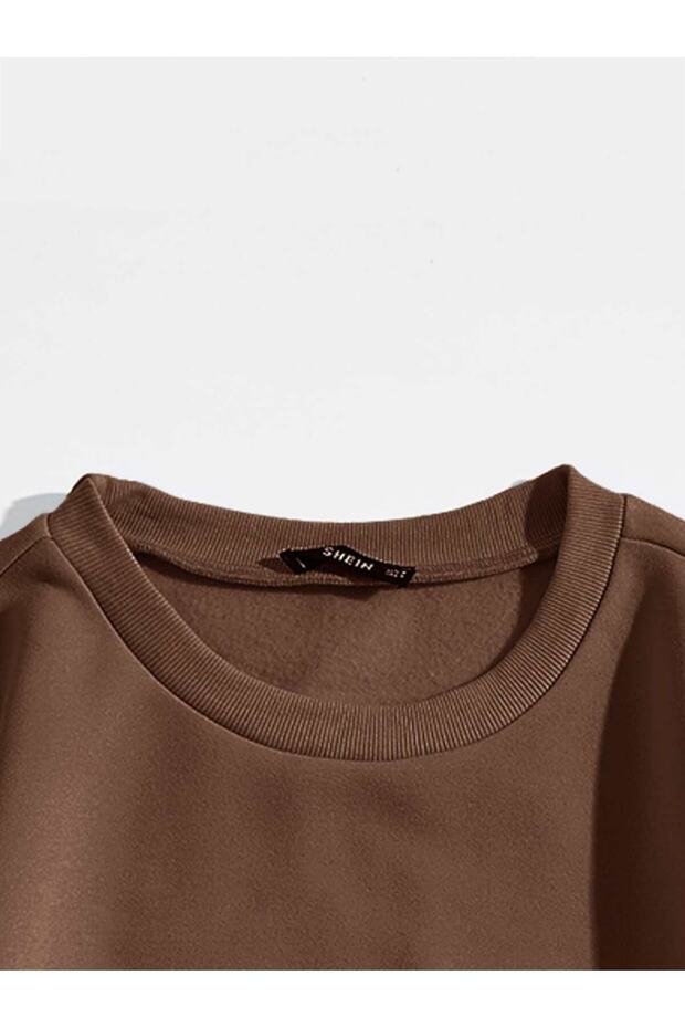 كود ADR-SHEN EZwear سويت شيرت سادة برقبة مستديرة - 3