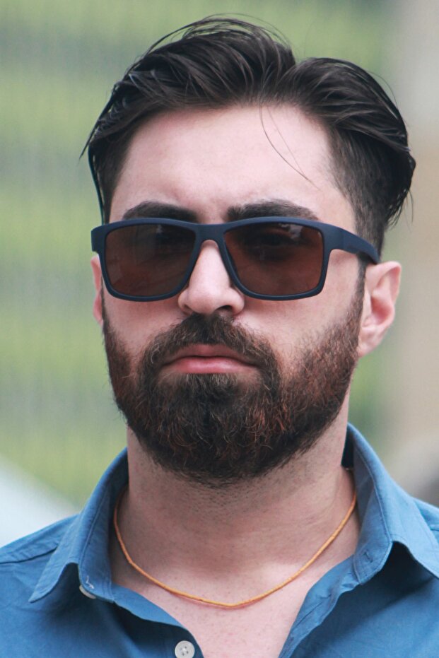 Hector Blue Brown Men's Sunglasses