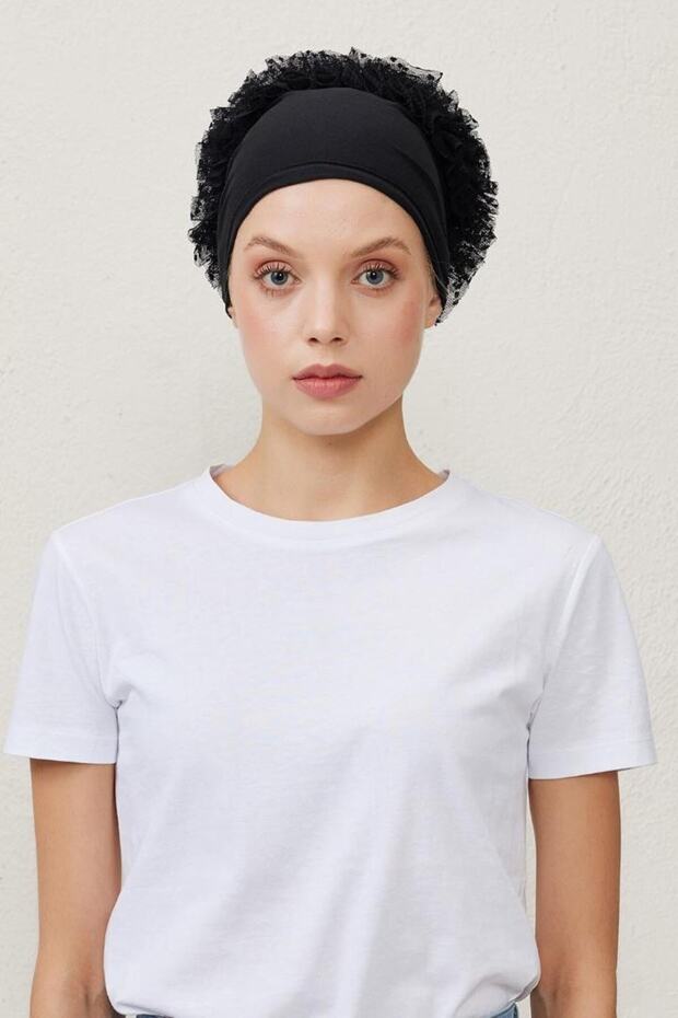 Topuzlu Bone Siyah - 1