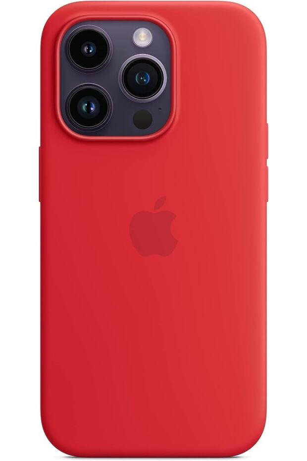 Silicone Case with Magsafe for iPhone 14 Pro Max - (Product) Red Mod - 1