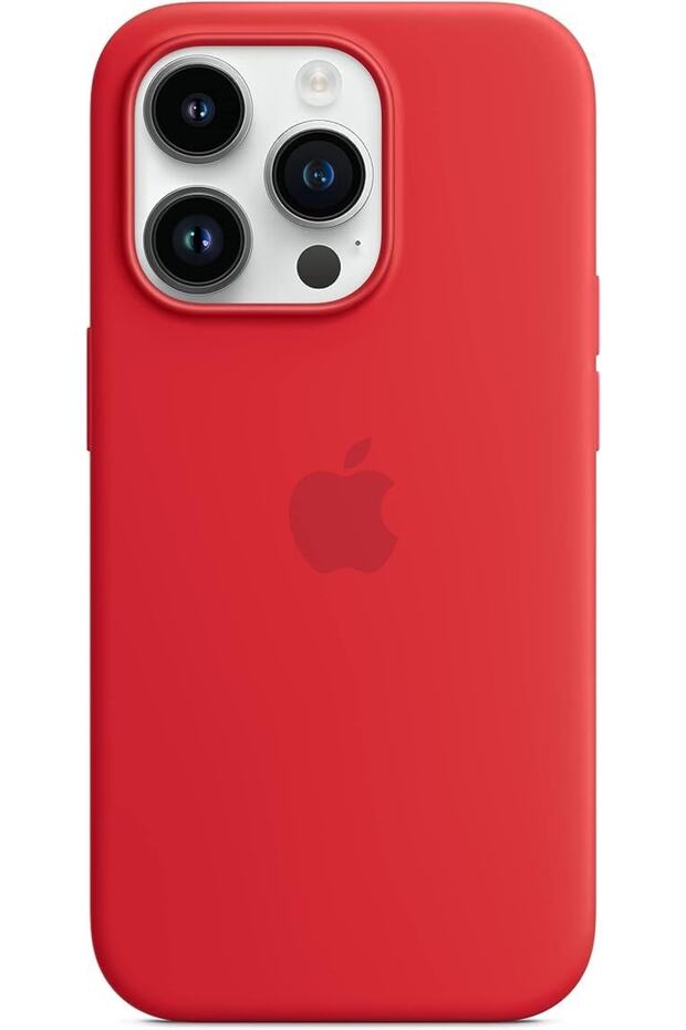 Silicone Case with Magsafe for iPhone 14 Pro Max - (Product) Red Mod - 3