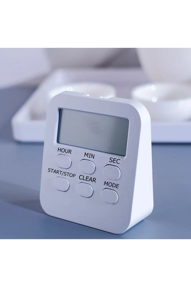 LGS, YKS, KPSS, ALES Sınavlara Hazırlık İçin Programlanabilir Dijital Alarmlı Saat Kronometre - 4