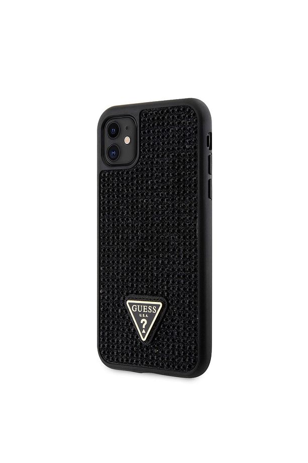 iPhone 11 Uyumlu Kılıf GUESS Taş İşlemeli Tasarım Kapak - 3