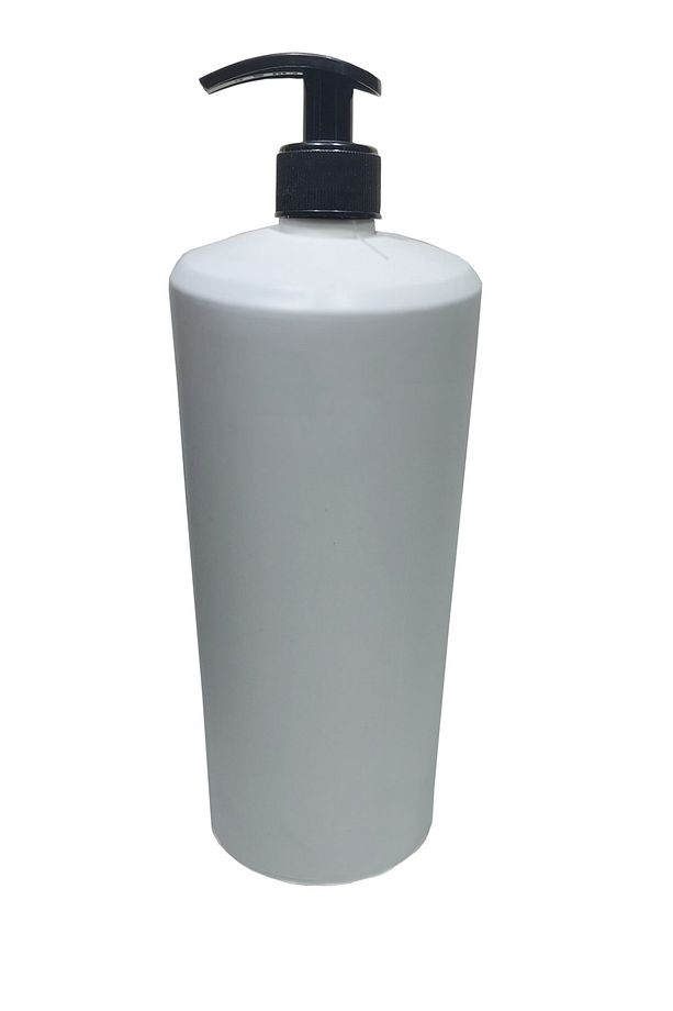 Ambalaj 1000ML - 10 Adet - Beyaz Plastik şampuan ve sıvı sabun Şişesi - 1