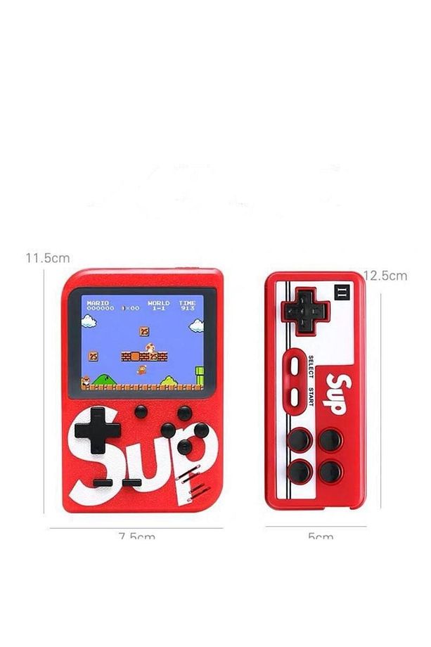 GC-01 Çift Kol 400 Nostalji Oyunlu Mini Atari Siyah - 4