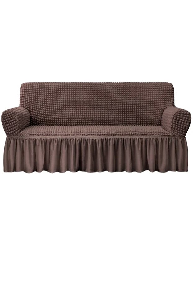 Wrapped Lycra Flexible Washable Three-Seater Sofa Cover (1 Piece) Sofa Cover