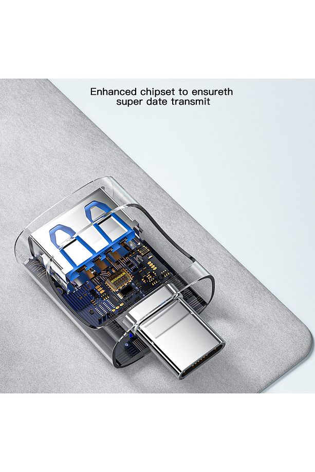 Type C USB 3.0 Dönüştürücü USB 3.0 5Gbps Hızlı OTG Çevirici Dönüştürücü Adaptör - 7