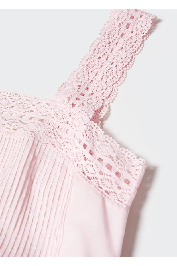 Işleme Detaylı Elbise - 5