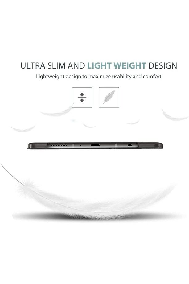 Samsung Galaxy Tab A7 Lite 8.7 Inç Sm-t220 Tablet Kılıfı Akıllı Smart Uyku Modlu + Ekran Camı +Kalem - 5