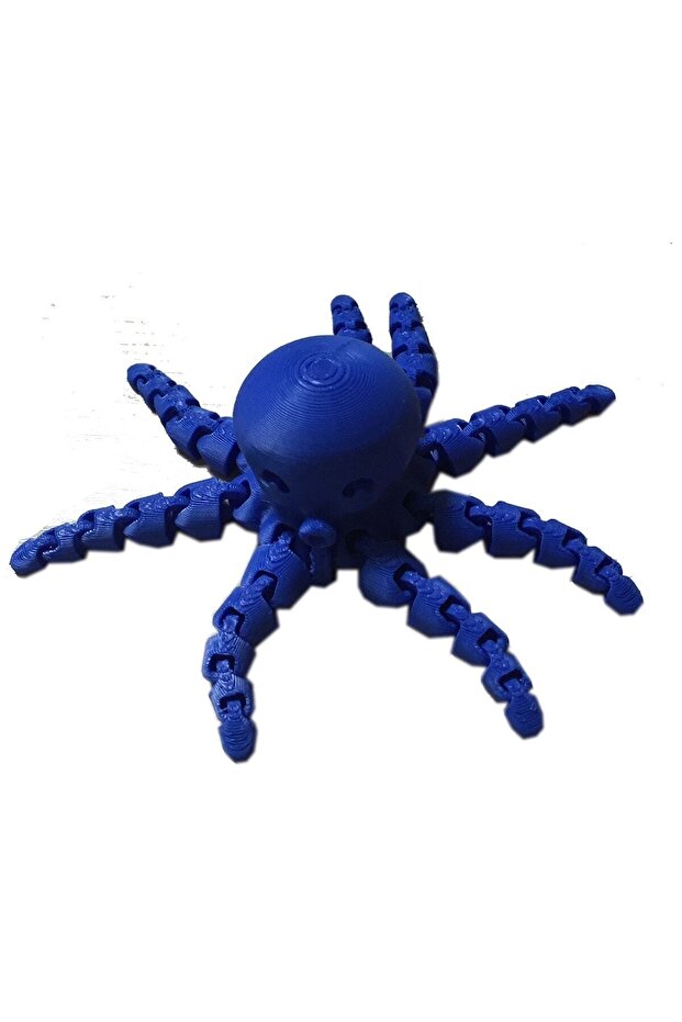 3d Printer Baskı Hareket Eklemli Ahtapot Modeli - 1