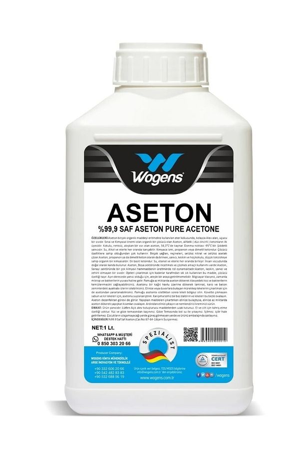 Saf Aseton %99.9 1 Lt. - 1