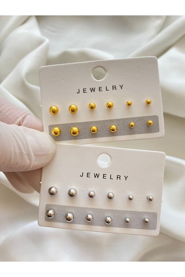 Gold And Silver Color Metal Ball Set