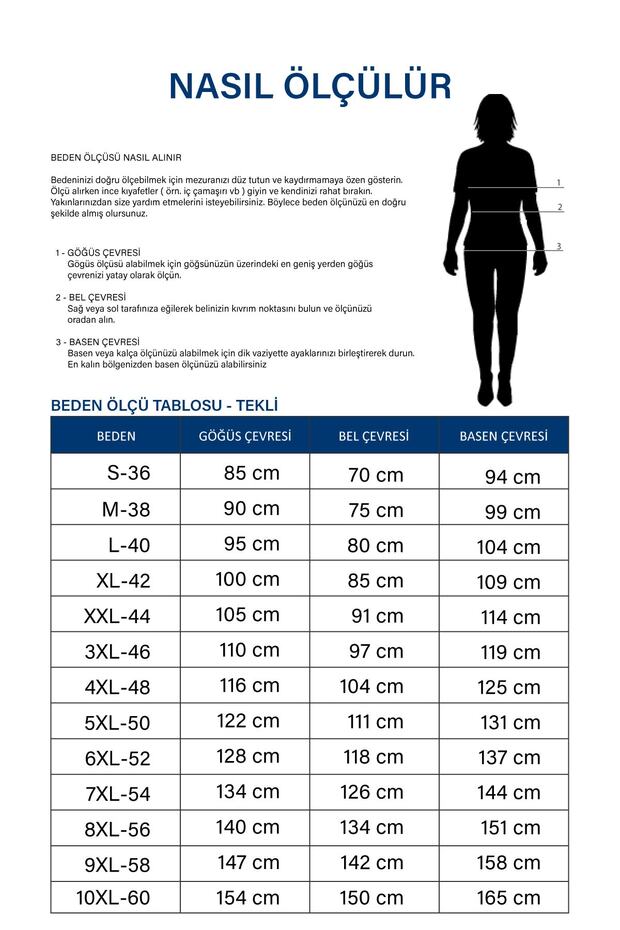 Büyük Beden Basic Tayt - 5