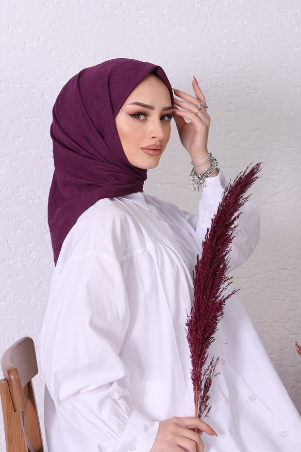 وشاح من الخيزران أرجواني