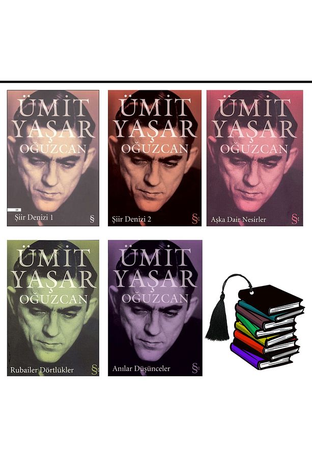 Ümit Yaşar Oğuzcan -full set- şiir denizi 1 ve 2 - aşka dair nesiller - rubailer dörtlükler - anılar - 1