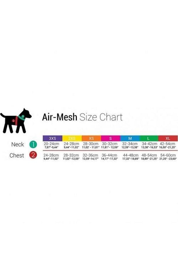 Air Mesh Köpek Göğüs Tasması Mavi Small - 8