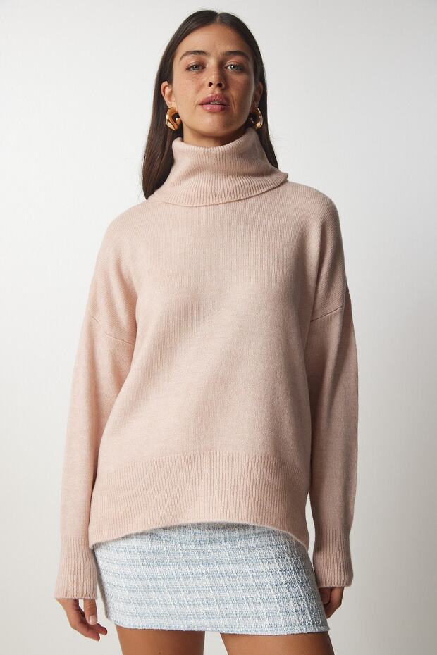 Women's Powder Turtleneck Sweater MX00128