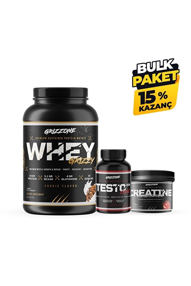 Bulk Set - Whey+creatine+testo Xgh Zone - 1