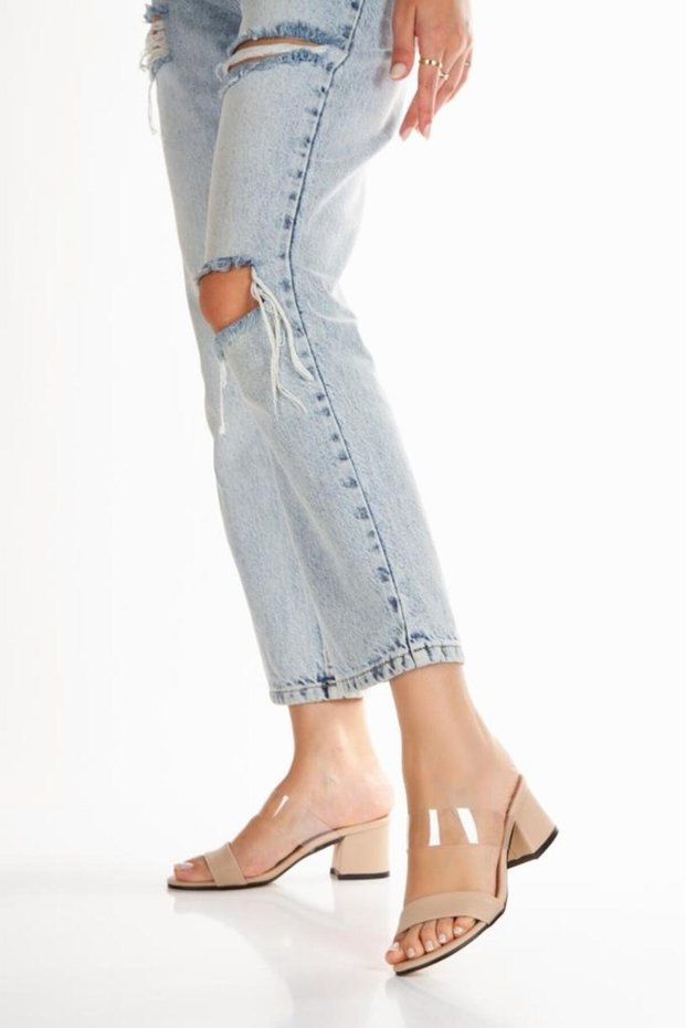 WOMEN NUT SKIN TRANSPARENT CLASSIC DAILY SHOES