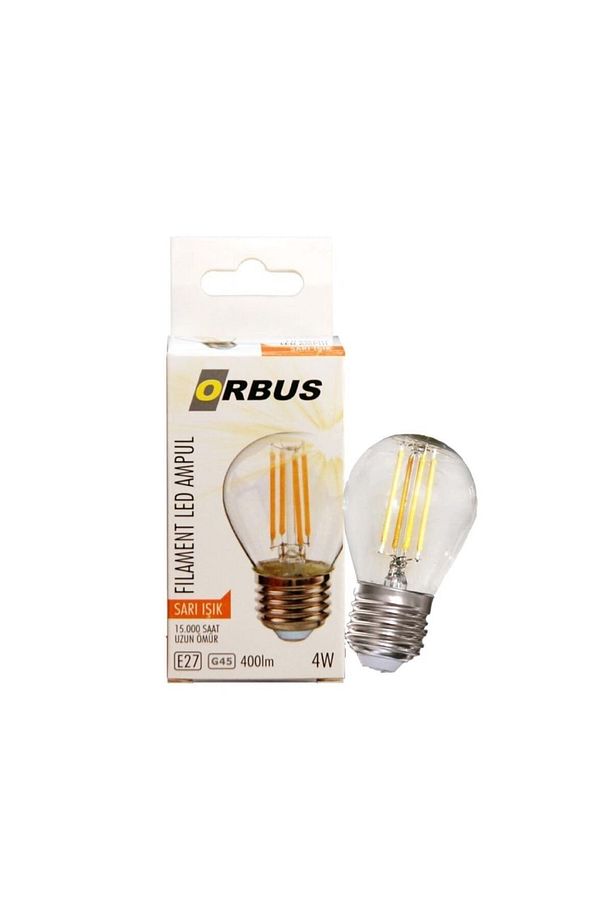 Orb-Gc45 Mum 4W E27 Şeffaf Dekoratif Led Filament Ampül - 1
