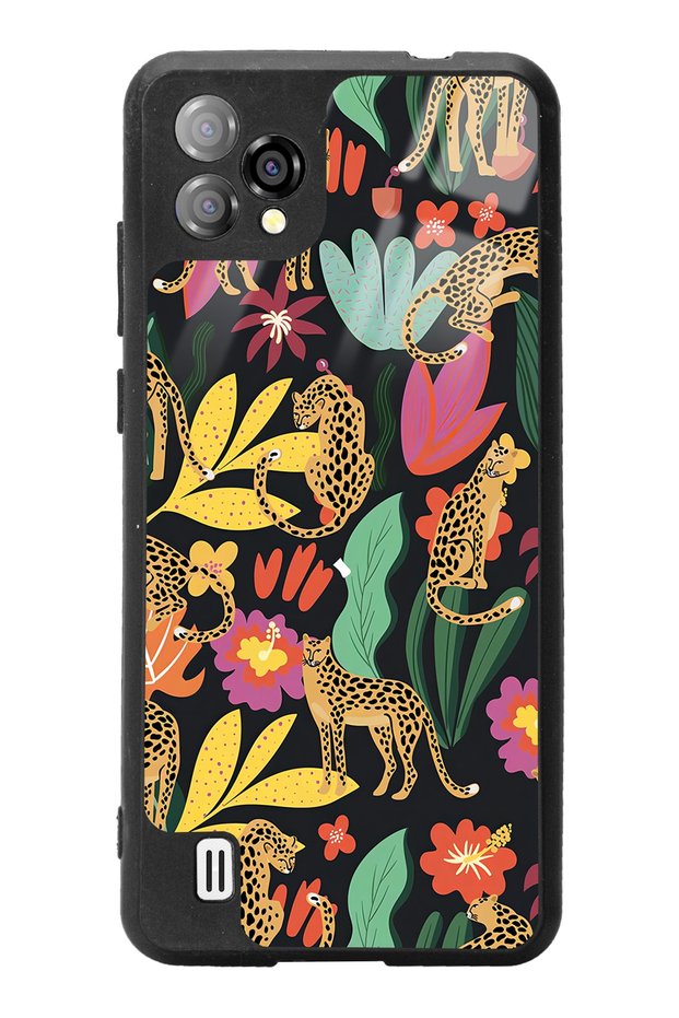 Reeder P13 Blue Plus 2022 Floral Cats Design Glossy Phone Case