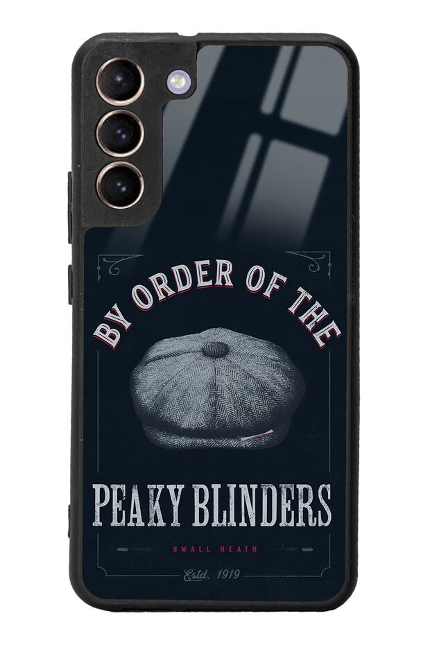 حافظة هاتف لامعة بتصميم غطاء Peaky Blinders متوافقة مع هاتف Samsung S22 Plus