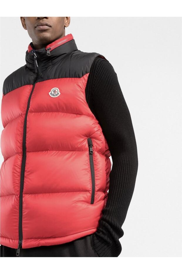 Ophrys two-tone padded Yelek - 3